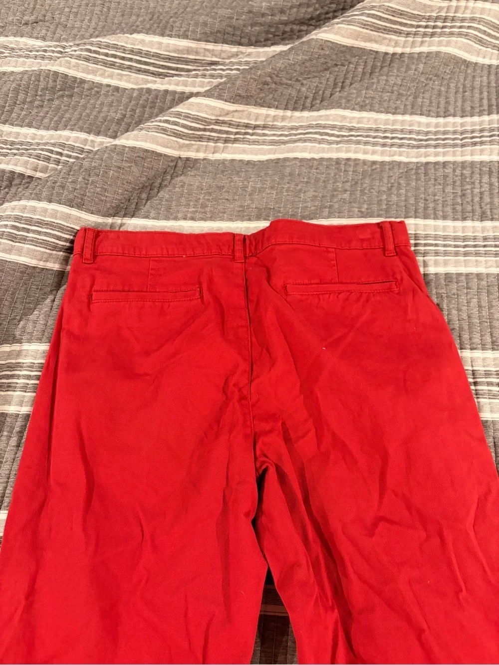 NWT Children’s Place Boys Size 18 Red Chino Pants